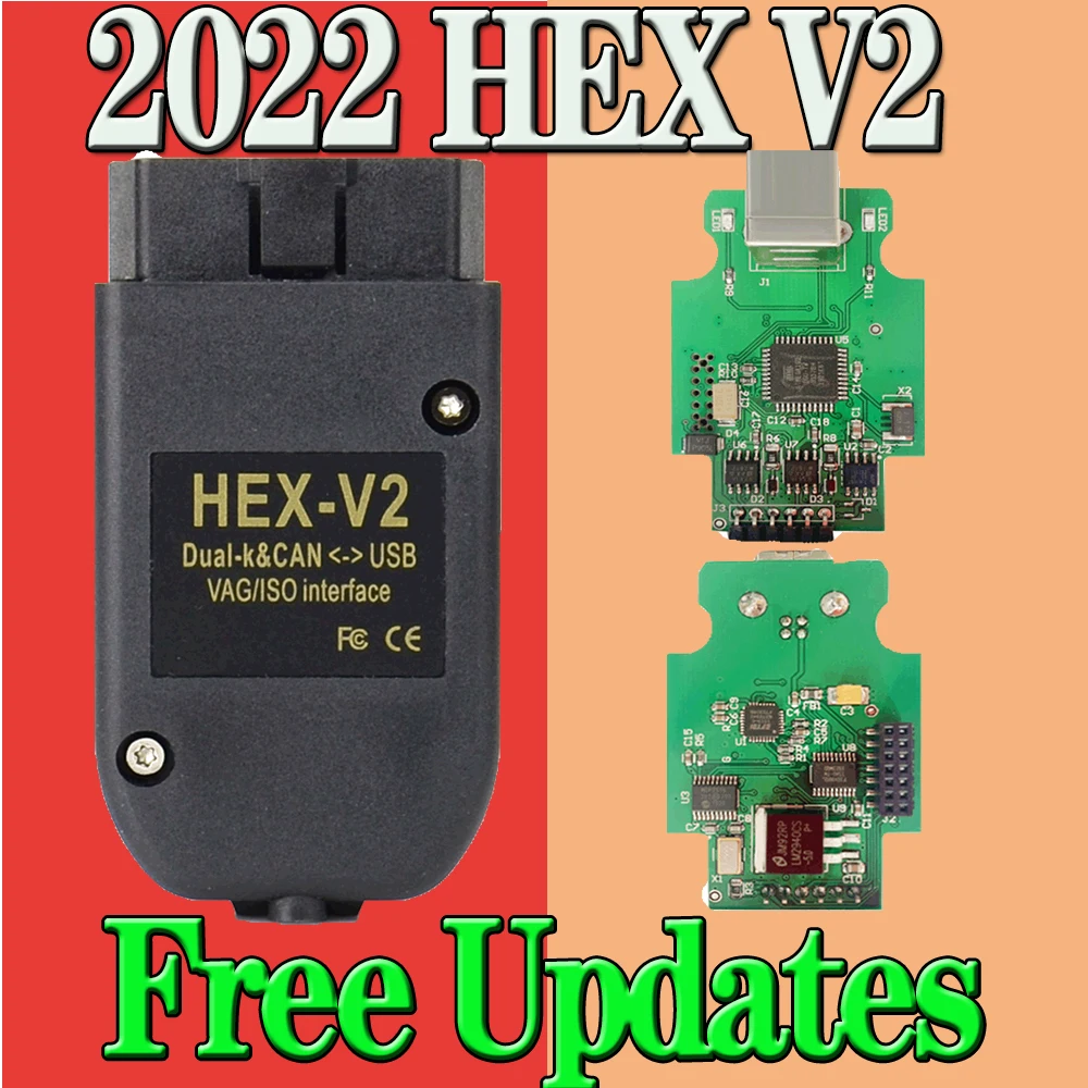

2022 Newest 22.3.1 VAG COM HEX V2 Obd2 Scanner for VAGCOM 22.3.0for VAG COM AUDI Skoda Seat ATMEGA162+16V8+FT232RQ