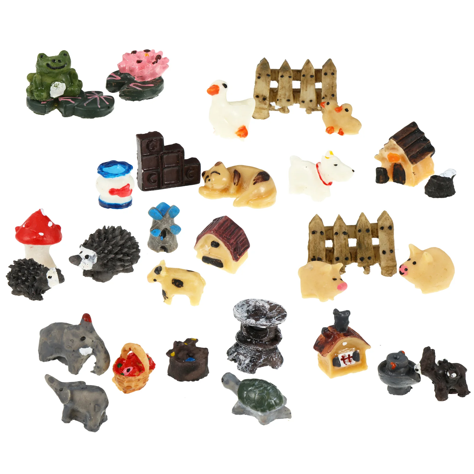

30pcs Resin Decor Durable Sturdy Prime Ornament Resin Decor for Bedroom