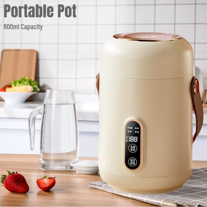 

Electric Stew Pot Soup Porridge Slow Multi Cookers Rice Pasta Cooking Boiler Heating Water Boiling Kettle Health Ceramic Liner