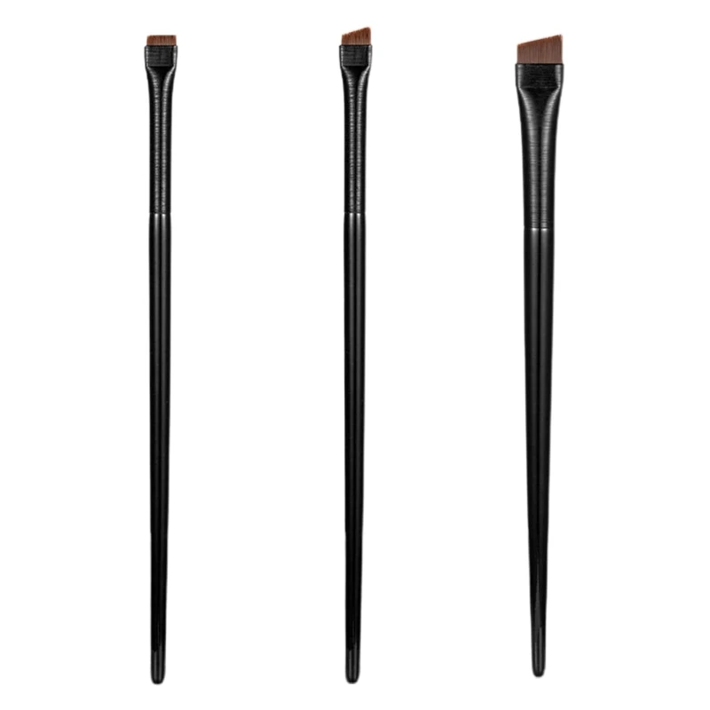 

Professional Eye Makeup Brushes Fine Angled Eyeliner Brush Flat Eyebrow Brush Eyebrow Eyeliner Lips Makeup Brushes K3NE