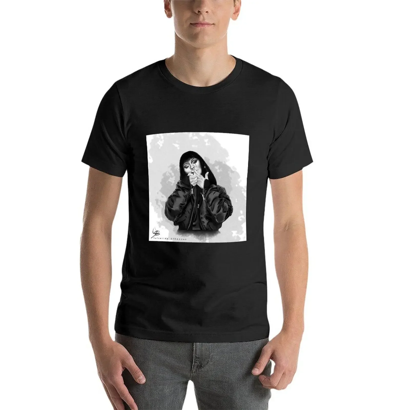 Футболка с изображением Zulema Zahir хлопковые мужские футболки винтажная рубашка