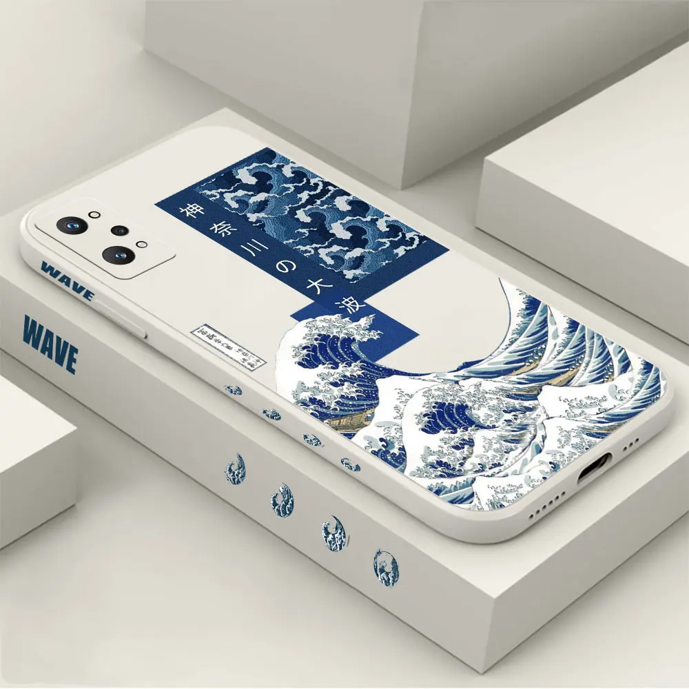 

Japan The Great Wave Off Kanagawa Case For Realme 11 10 9 8 8I 7 7I 6 5 3 9I C17 6S 5S 5I 10A GT NEO 5 3 2 2T SE Pro Plus Cover