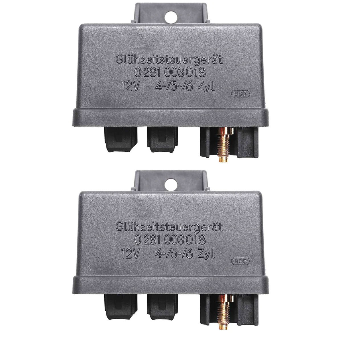 

2X Ignition Glow Plug Relay for Alfa Romeo Citroen Fiat-Jaguar Lancia Peugeot 0281003018 51771823, 51888255, 60816316