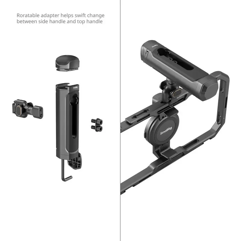 Фото Клетка для смартфона Smallrig 4704 из алюминиевого сплава «все в одном» с быстросъемной боковой рукояткой для видеокомплектов блогеров GOOD №3
