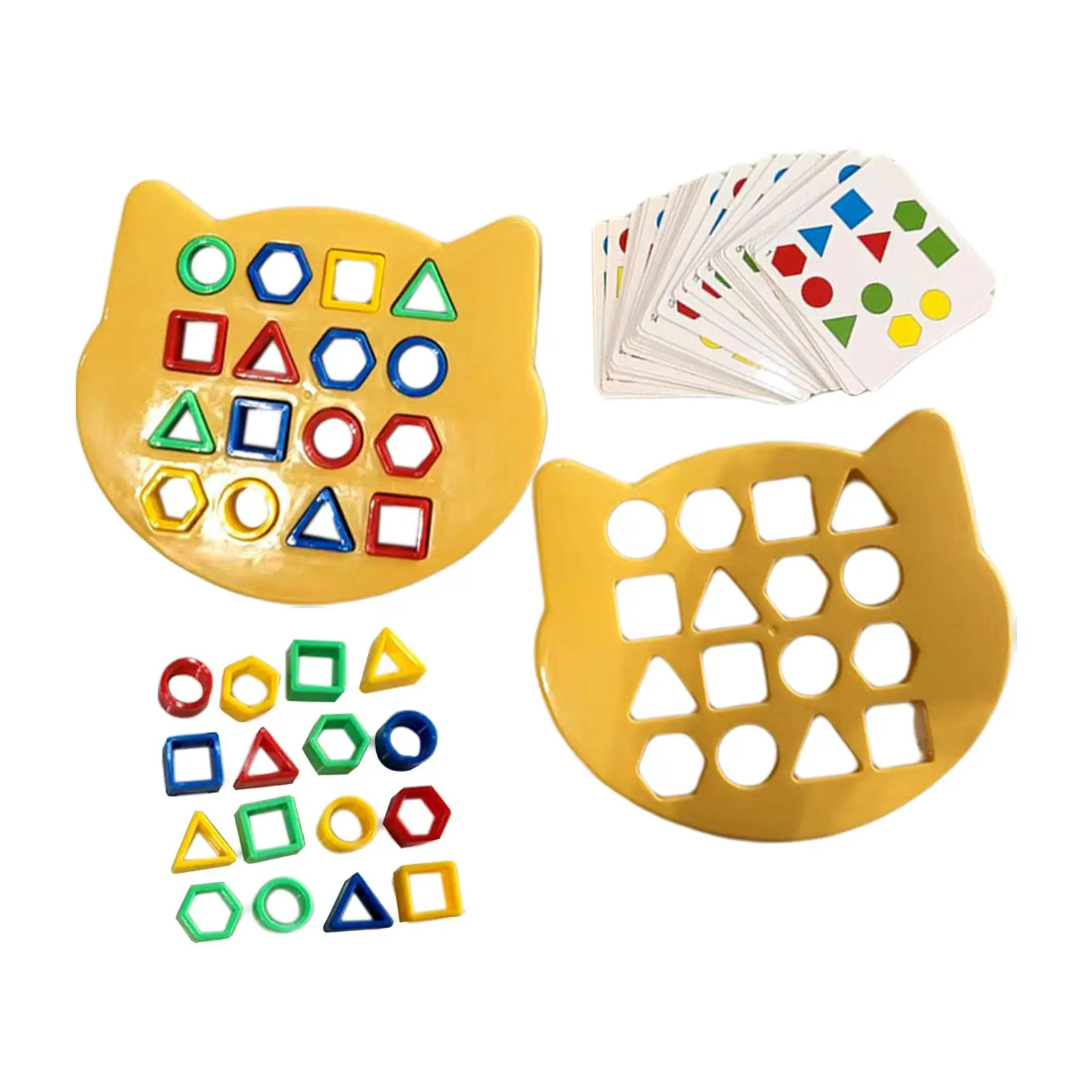 

Professional Shape Matching Board Sensory Educational Toy Puzzle Toys Geometric Shape Recognition for Preschool Kids Toddlers