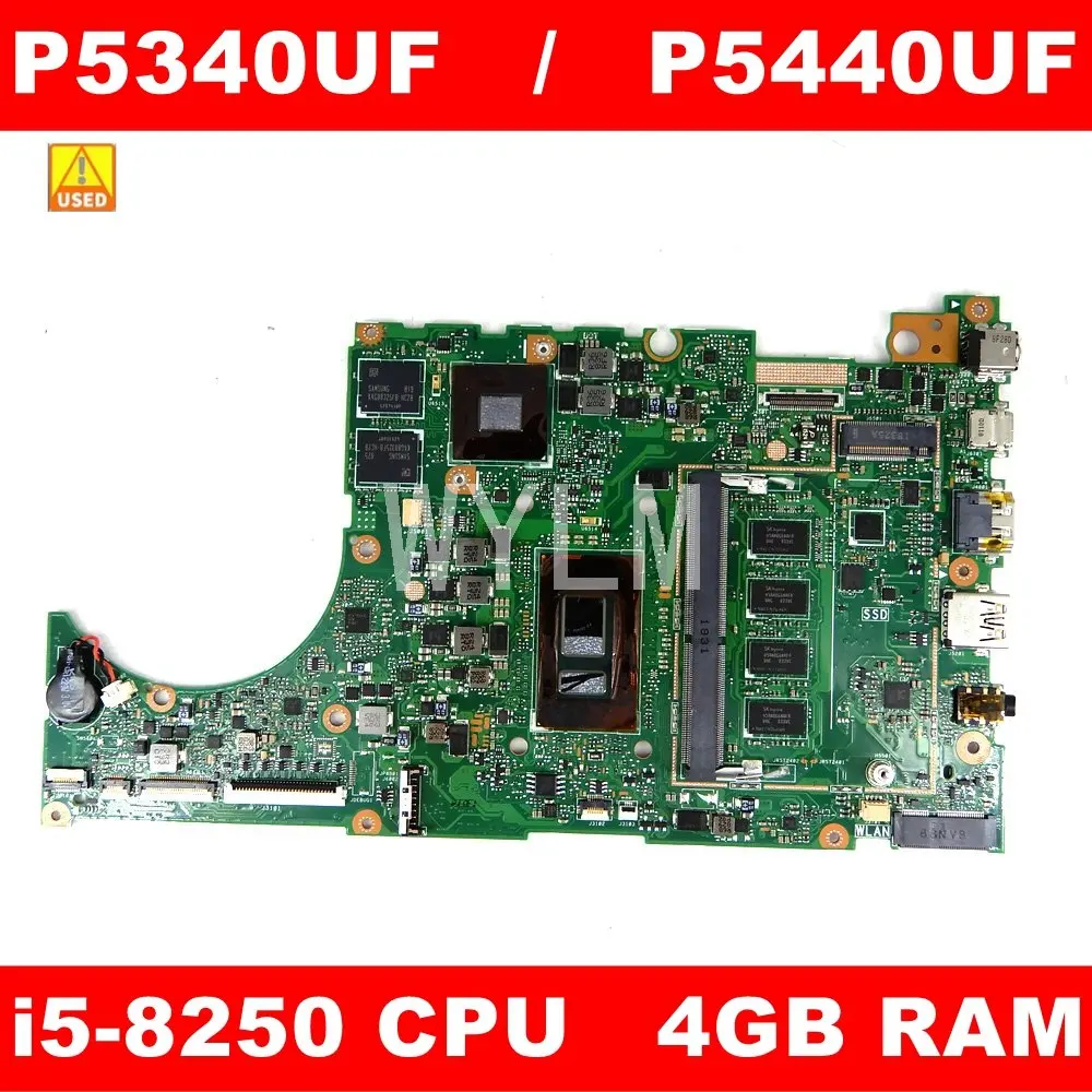 

Б/у материнская плата для ноутбука ASUS P5340UF P5340U P5440U P5440UF, протестированная Материнская плата ноутбука