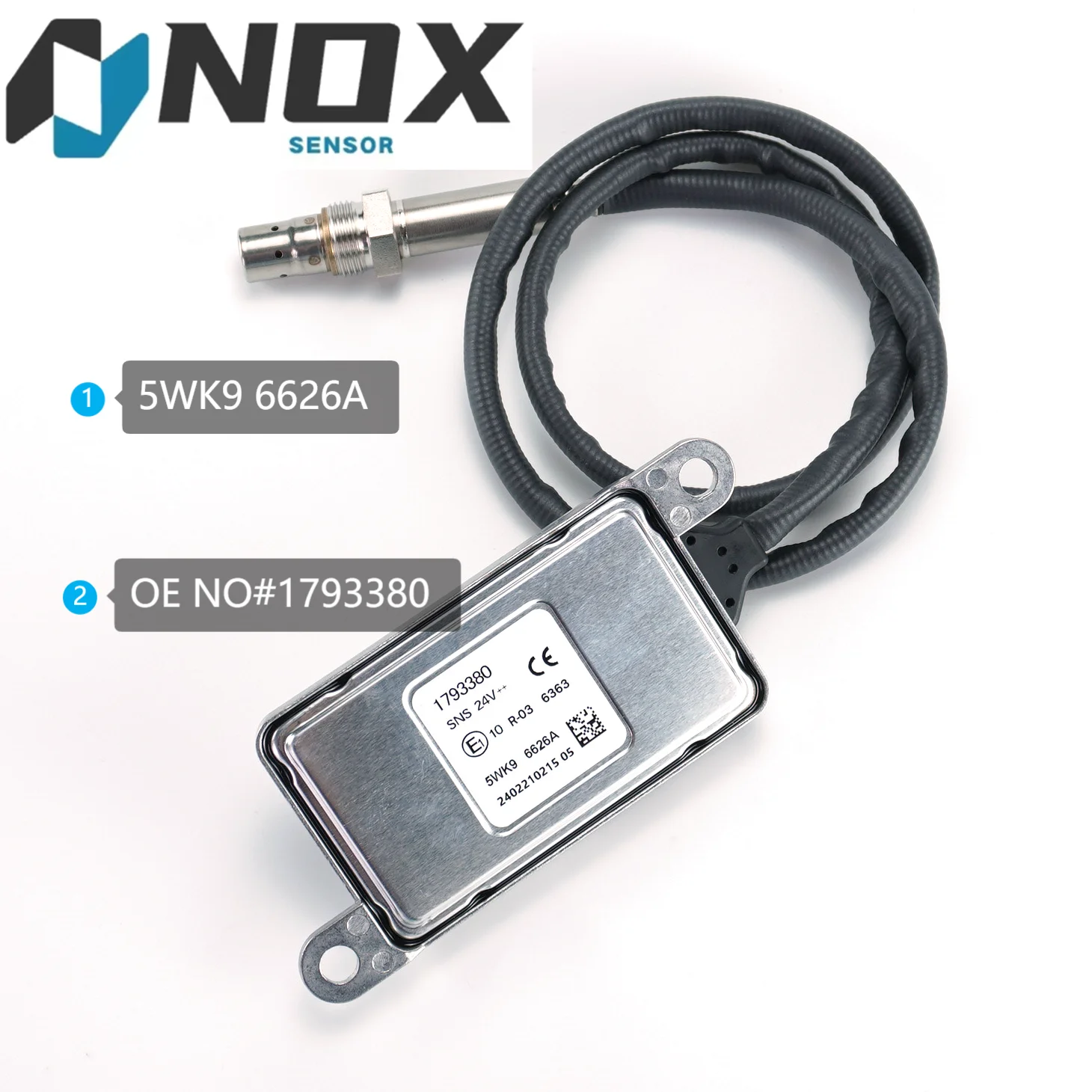 5WK9 6626A датчик оксида азота NOX для DAF 1793380 5WK96626A 24 В 890 мм