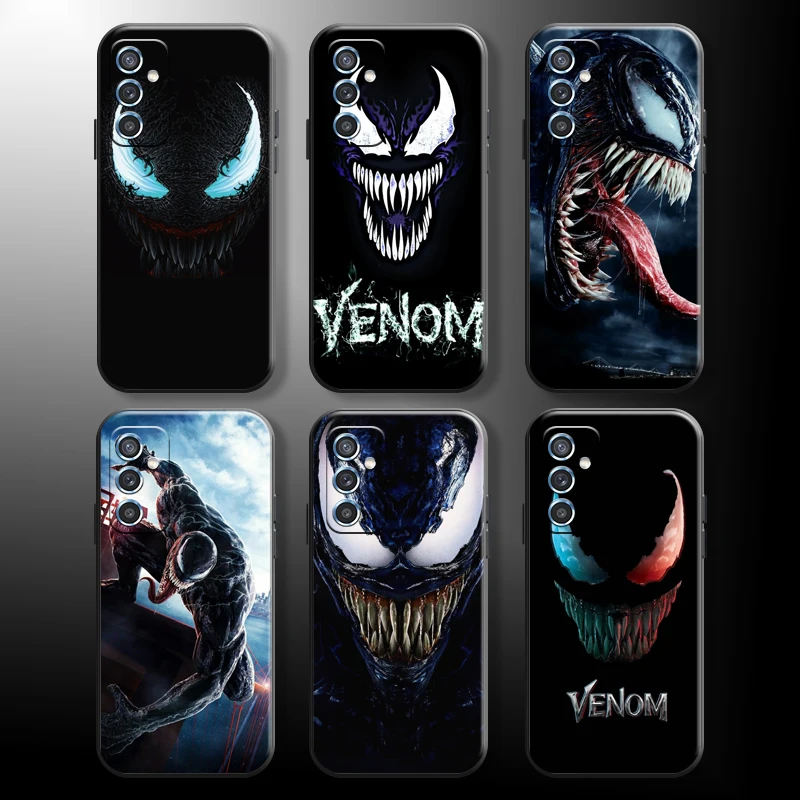 

Marvel Venom Comics Cool For Samsung A11 A21S A31 A32 A41 A51 A71 A52 A72 4G 5G Phone Case Black Carcasa Coque Funda Back