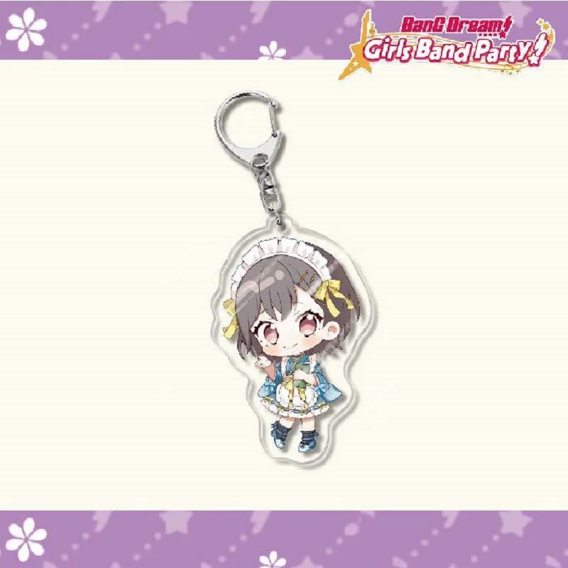 Аниме BanG Dream! Горячие фигурки Toyama Kasumi Yamabuki Saaya Mitake Ran акриловые брелки для косплея