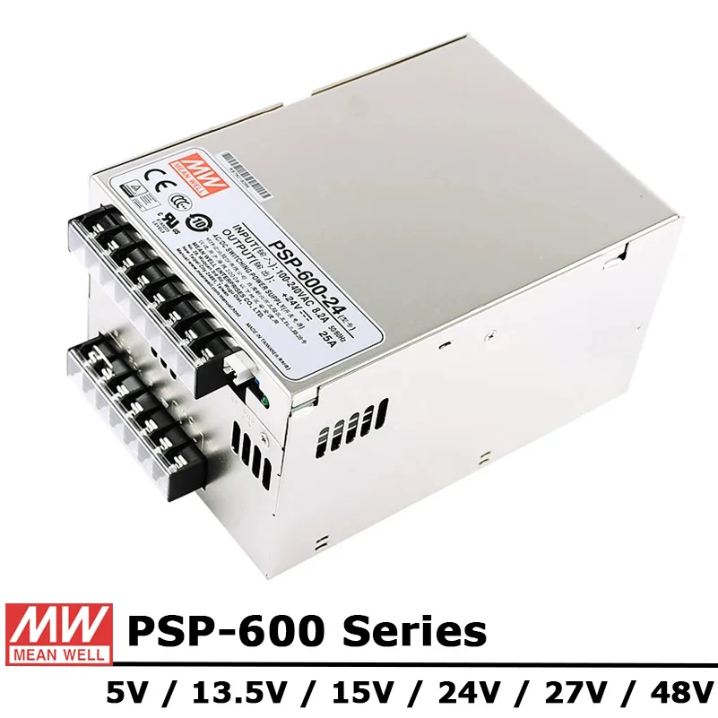 Meanwell PSP600 Switching Power Supply 600W Single Output DC 5V 13.5V 15V 24V 27V 48V Mean Well MW PSP-600 enlarge
