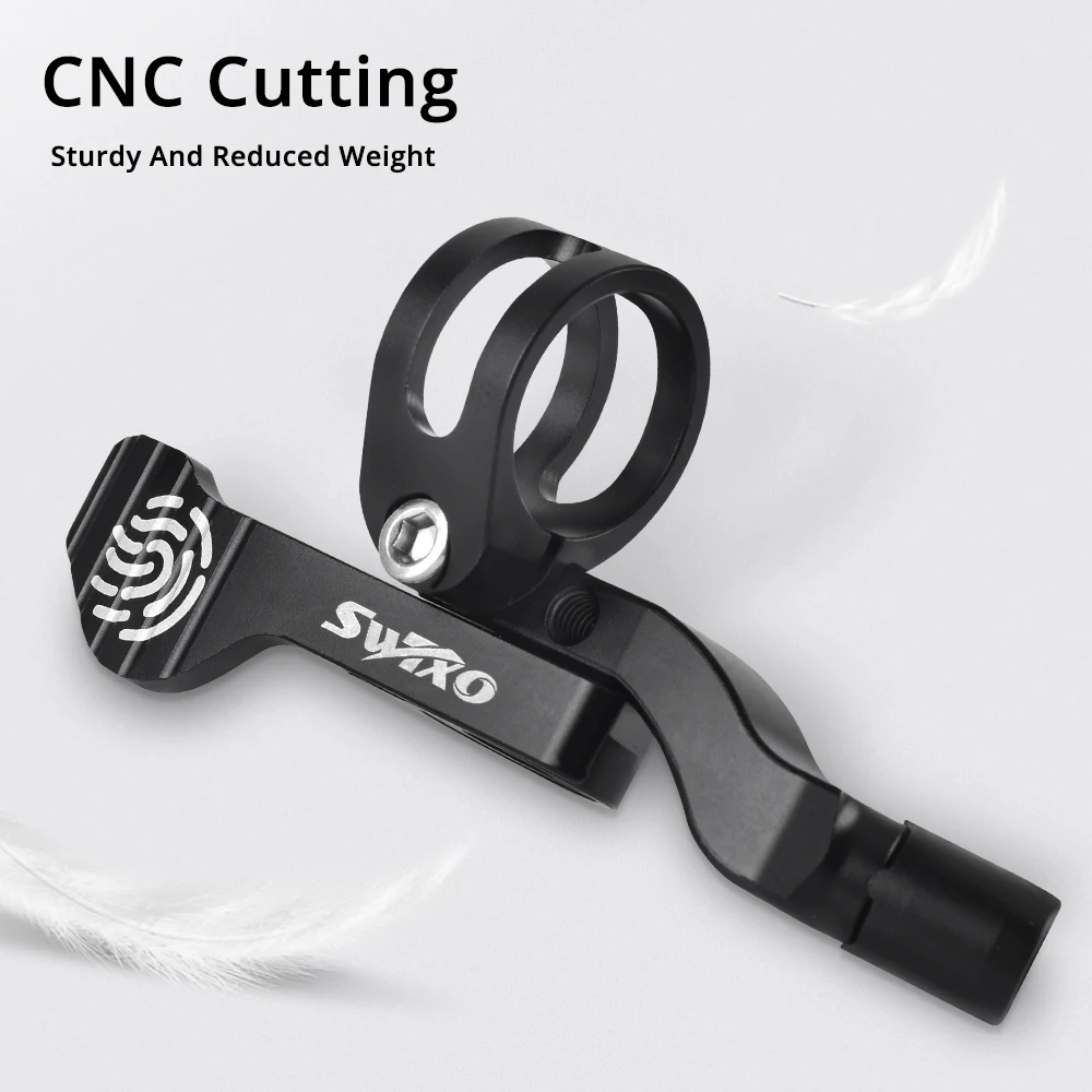 SWTXO MTB Seatpost Dropper Lever Adjustable Bicycle Remote Lever Shifter for Mountain Bike 22.2mm Clamp Ring Handlebar