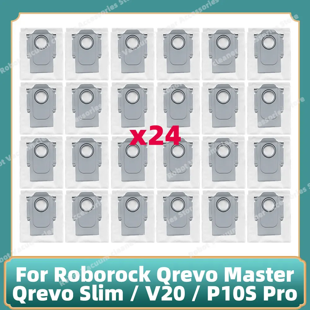 

Совместимость с Roborock Qrevo Master/Qrevo Slim/V20/P10S Pro, основная боковая щетка, тканевый фильтр, детали мешка для пыли