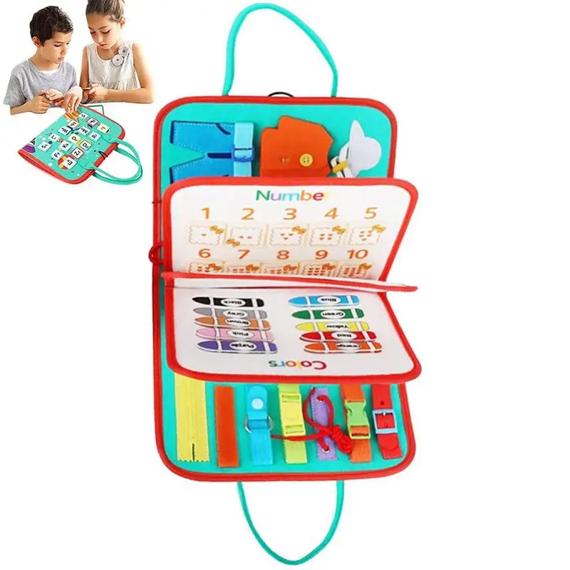 

Felt Board Felt Board Stories Activity Board Develop Practical Life Skills Montessori Learning Toys Build Self-service Skills