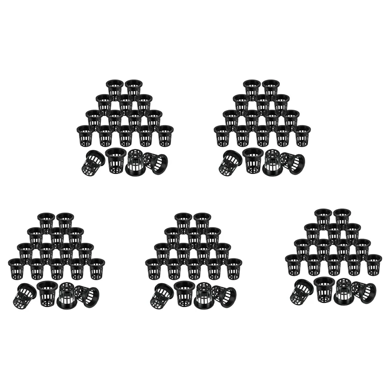 

500 Pack 2.36 Inch Net Cups Slotted Mesh Wide Lip Filter Plant Net Pot Bucket Basket For Hydroponics Aquaponics Orchids