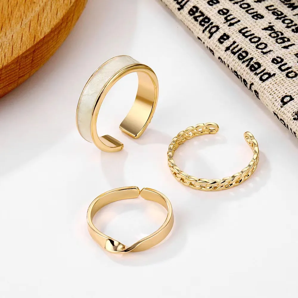 

Fashion Cool Style Fade Resistant Stainless Steel Rings For Women Punk Hip Hop Rock Delicate Jewelry Rings Party Wedding Gifts