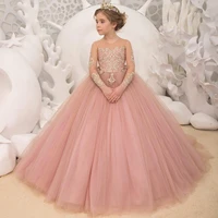 yipeisha flower girl dresses for wedding kids first holy communion dresses ball girls pageant gown for birthday christmas party