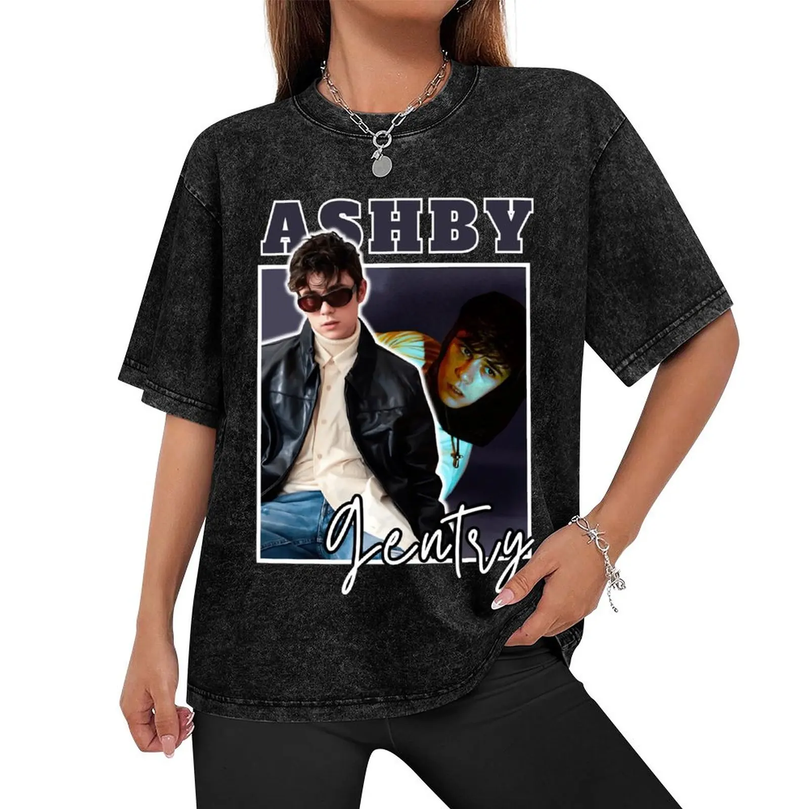 Футболка Ashby Gentry (Актор) Croswit мужские рубашки с рисунком одежда больших размеров