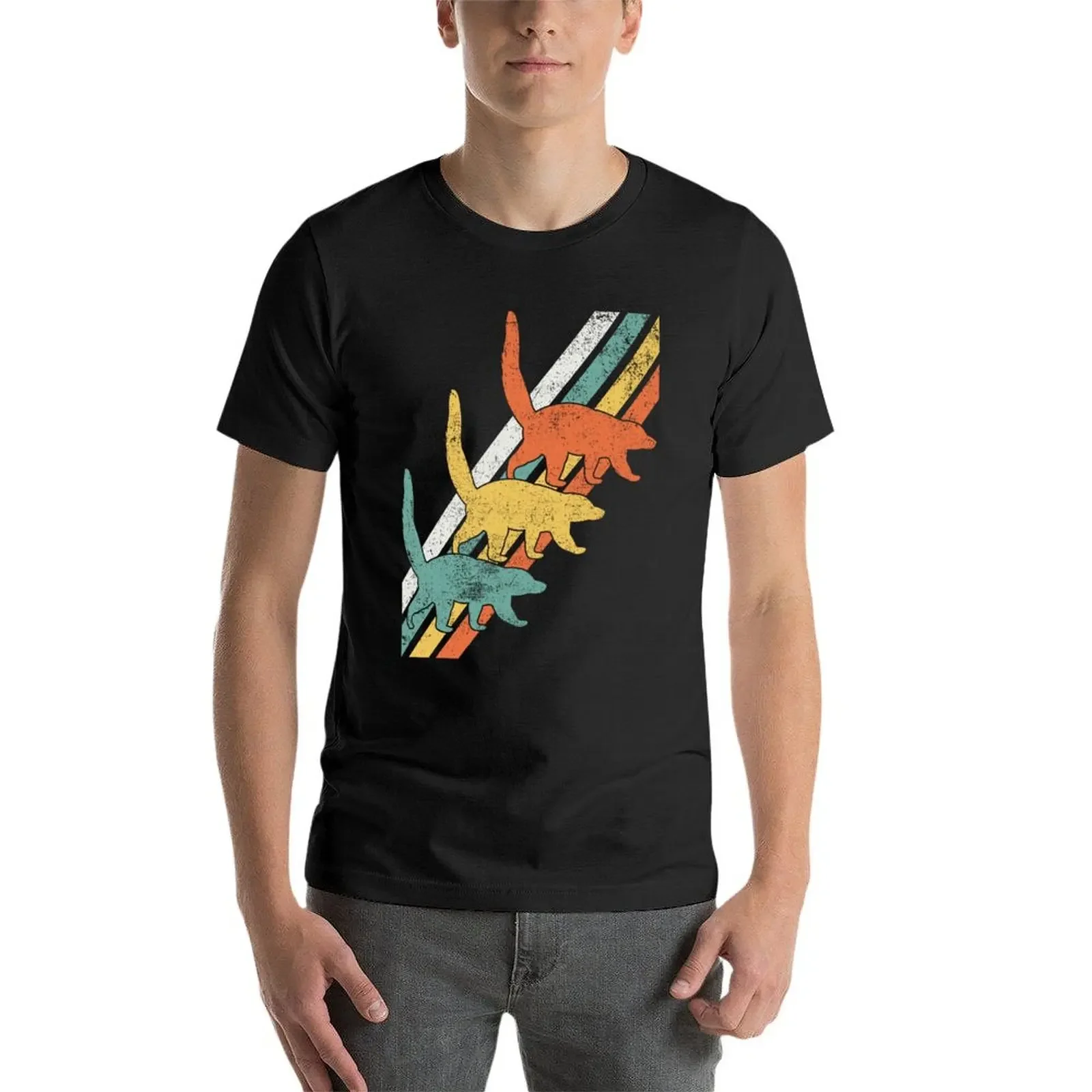 Футболка Coati Coatimundi мужская оверсайз летняя одежда цвет черный