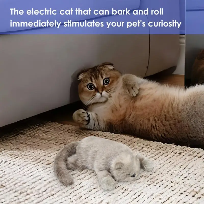 Плюшевая игрушка для кошек со звуком регулируемая яркость мягкие игрушки дивана