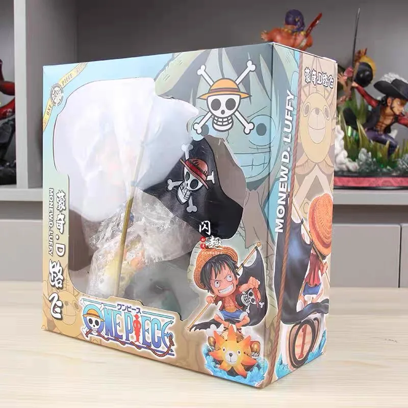 Фигурка из аниме Луффи с пиратским флагом милая тысяча солдат коллекционные