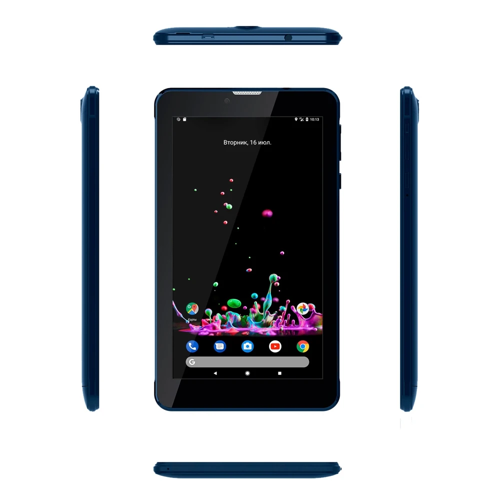 Планшет Digma Optima 7 A102 3G SC7731E 4C/1Gb/16Gb 7" IPS 1024x600/3G/And11.0Go/темно-синий/BT/GPS |