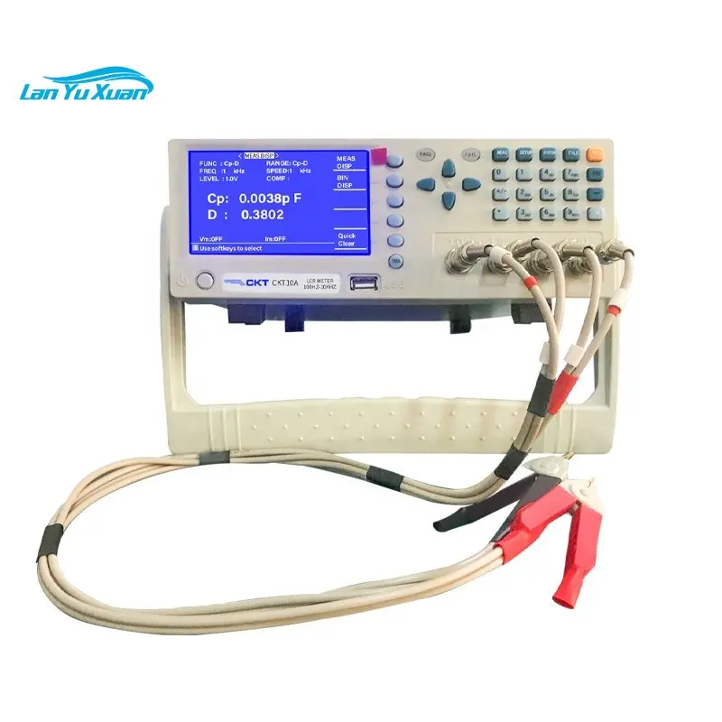 

CKT10 Цифровой Измеритель LCR 10 кГц RLC измеритель ESR тестер Измеритель сопротивления