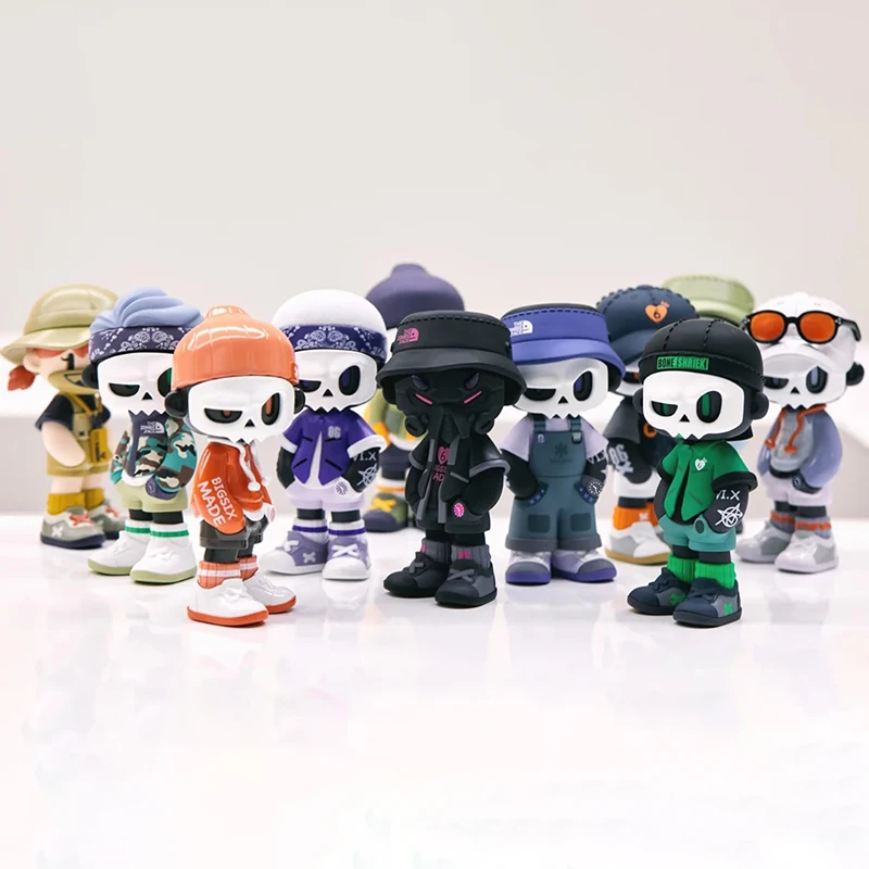 Фото Оригинальная серия Mr.Bone Generation Camping: 4-я серия коллекционных фигурок-сюрпризов (Blind Box) – крутой декор, настольное украшение, модель, эксклюзивный подарок №2