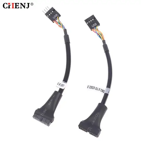 Кабель-адаптер USB 2.0 9-контактный - USB 3.0 20-контактный CHENJ