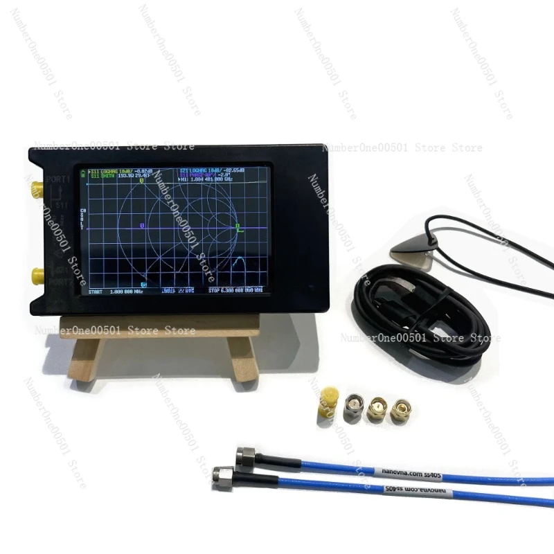 Векторный анализатор сети LiteVNA 64 ver0 1 50 кГц ~ 6 3 ГГц tinyVNA 4 дюйма NanoVNA HF VHF UHF антенна