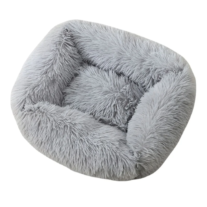 

Fluffy Cat Bed Warm Sleeping Cat Nest Soft Long Pluh Best Pet Dog Bed for Dogs Basket Cushion Cat Bed Cat Mat Animals Sleeping