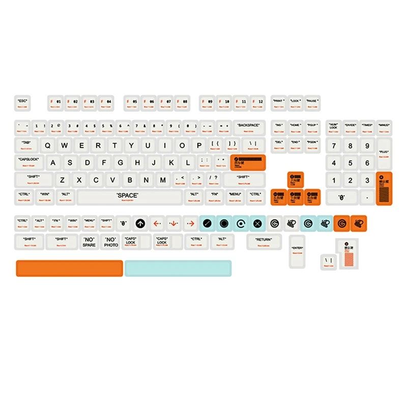 

139 клавиш XDA профильные колпачки клавиш PBT термосублимационные колпачки для Cherry MX Gateron Kailh переключатели механическая клавиатура