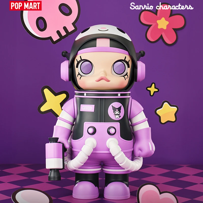 POPMART MEGA SPACE MOLLY 400% персонажи Sanrio, серия слепая коробка, сумка для догадок, оригинальные игрушки, кукла, милые аниме-фигурки, украшения, подарок (art.: 3920d2f64fd49) - 3920d2f64fd49