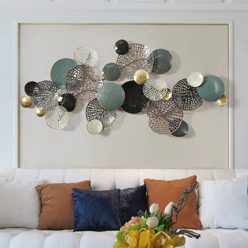 

Hanging Creative Wrought Iron Wall Decoration Three-dimensional Wall Decoration Living Room Background Wall Decoration Pendant
