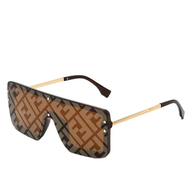 

Новинка 2022, солнцезащитные очки в европейском и американском стиле с надписью, квадратные хипстерские очки с большой оправой, мужские и жен...