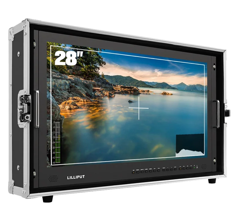 

Liliput BM280-4KS 4K Monitor 28 Inch Carry-on Camera DSLR 3D Ultra-HD Video 4K Field Monitor DSLR with 3G-SDI/DVI/VGA/AV input