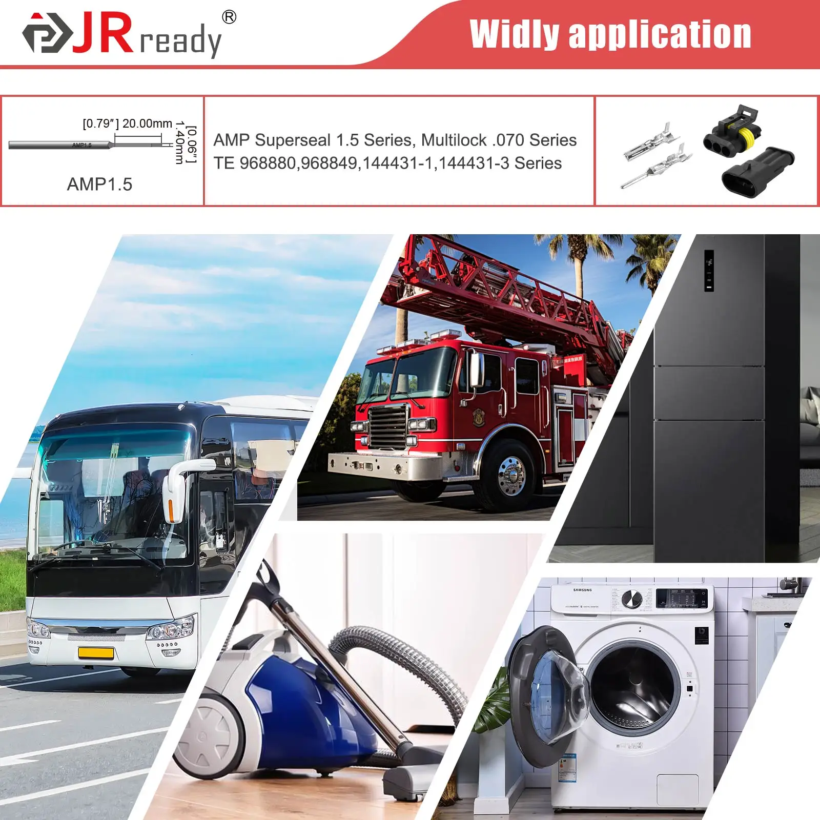Инструмент для извлечения контактов JRready JRconDRK-AMP1.5 для разъемов серии AMP SUPERSEAL 1.5 (art.: 3920d48639e79) - 3920d48639e79