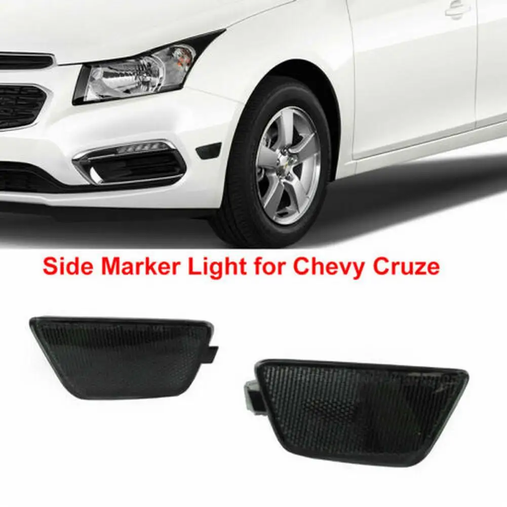 

For Cruze Diesel Side Marker Lights Smoked Led Accessories For Chevy Cruze Front Bumper Mounted Plastic 1 Pair Replacement