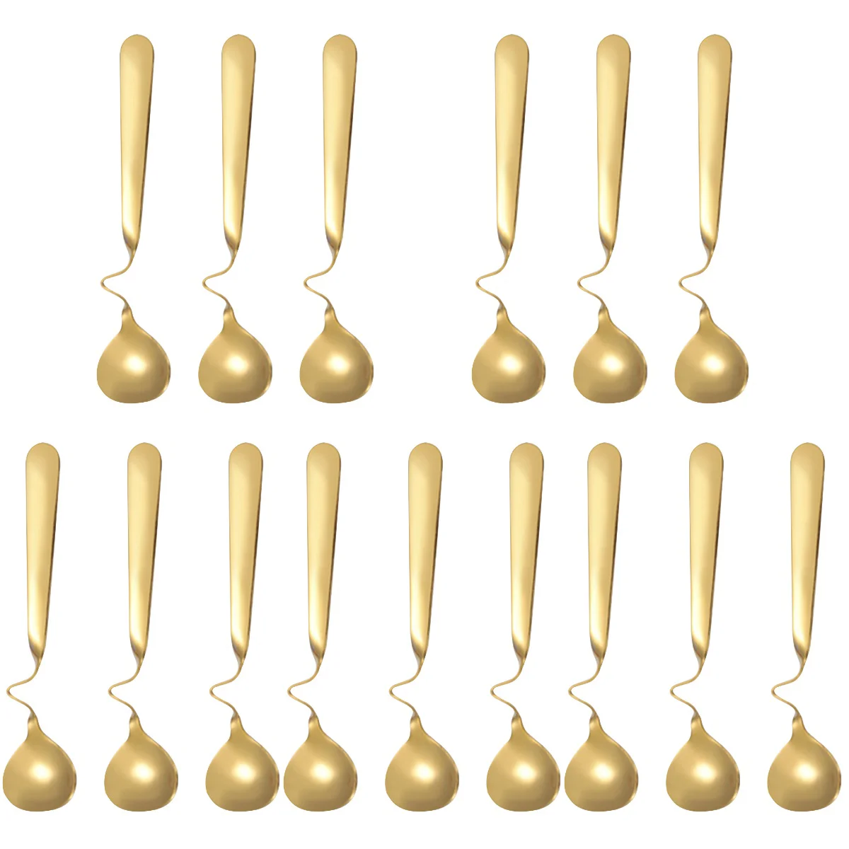 

Stainless Steel Spoons Coffee Mixing Spoons Creative Handle Spoons Dessert Spoons