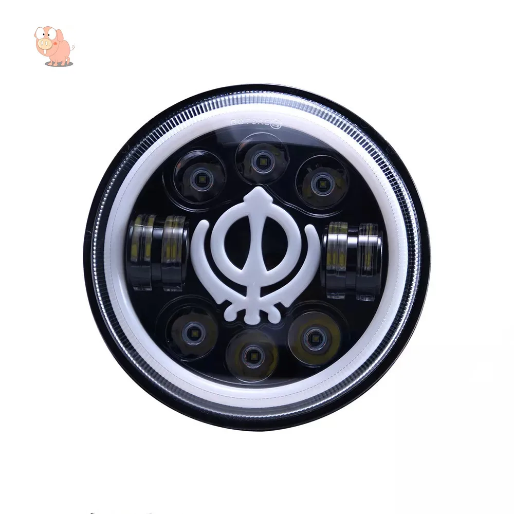 

7X6 Inch LED Headlight 50W Jeep Wrangler Motorcycle Light