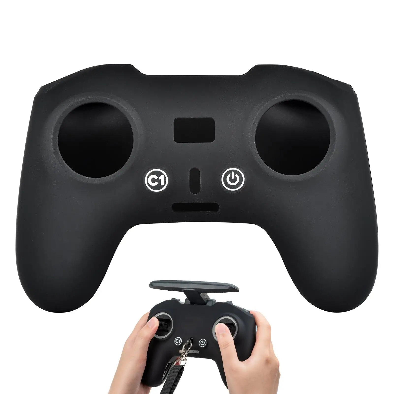 

Мягкий ударопрочный твердый силиконовый защитный чехол для DJI FPV водонепроницаемый прочный легко Очищаемый чехол для пульта дистанционног...