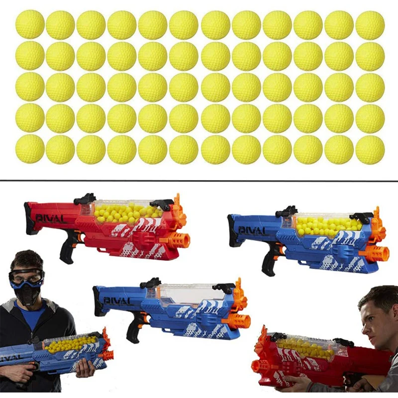 100/200 патронов для Nerf Rival запасные аксессуары планшетовые пули игрушечный мячик