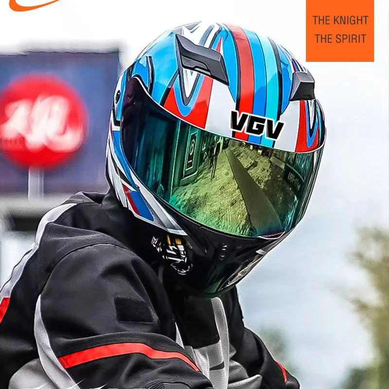 Motorcycle helmet Men's full face off-road dual lens dual shade motorcycle helmet OFF-road vehicle flip enlarge
