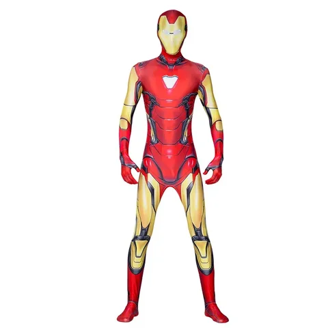Детский костюм Железного человека, костюм супергероя мстителя, Женское боди, комбинезон, костюмы Zentai, костюм для Хэллоуина для детей и мужчин