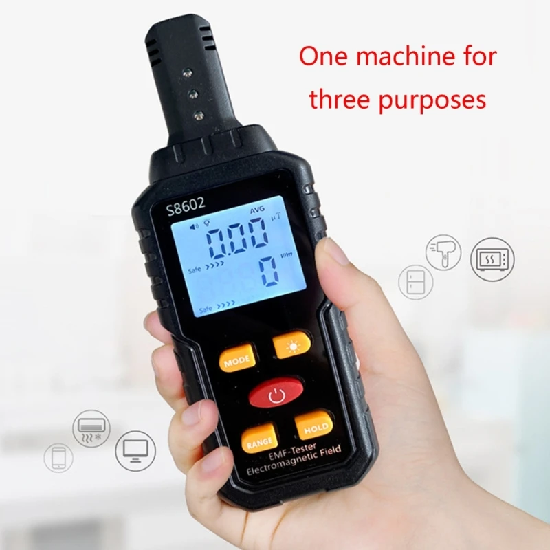 Измеритель EMF 5 Гц-240 Гц цифровой детектор 3-в-1 Тестер оборудование для охоты