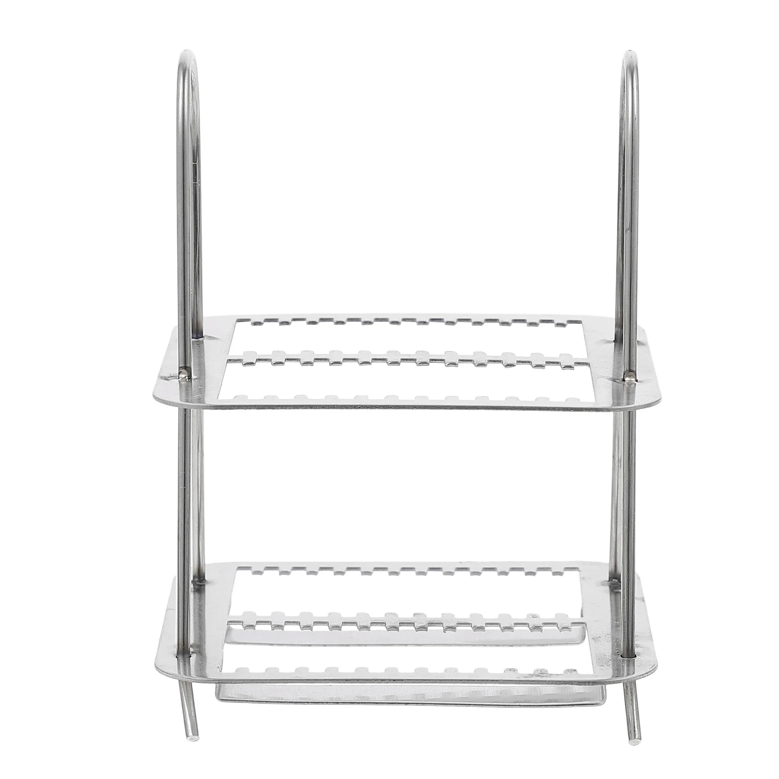 

Slides Rack Staining Holder Stainless Steel Microscope Positions Specimens