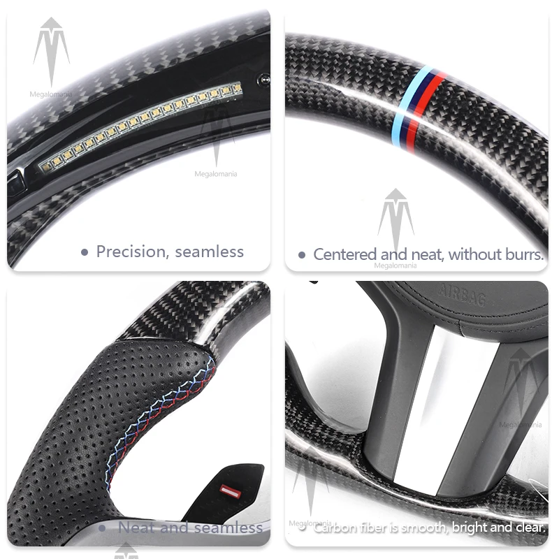 Рулевое колесо из углеродного волокна для BMW G20 G28 G29 G30 G32 G38 G31 G11 G12 G14 G15 G05 G06 G01 G02 G70 X3