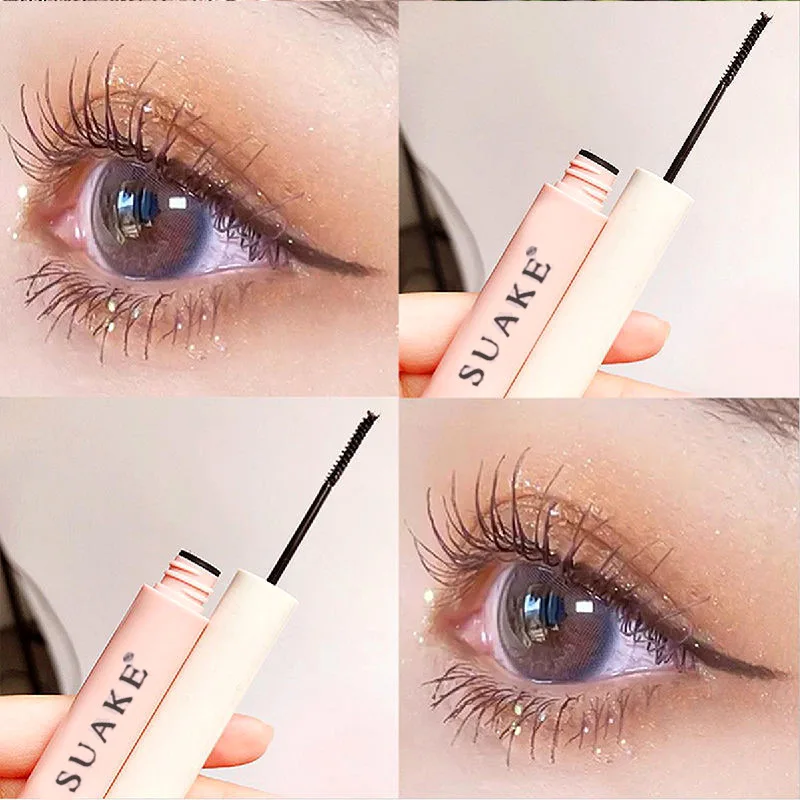 

Natural Mascara Lengthening Curling Lash Eyelashes Extension Eye Lashes Brush Beauty Makeup Long-wearing Black Brown Mascara