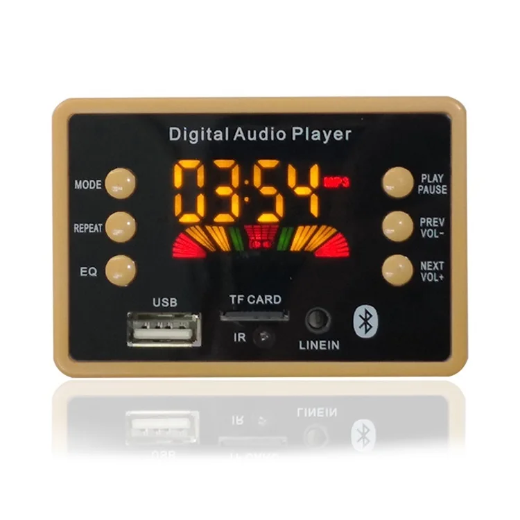 

Color screen Wireless Bluetooth MP3 WMA Decoder Board Audio Module Support USB TF AUX FM EQ function For Car accessor