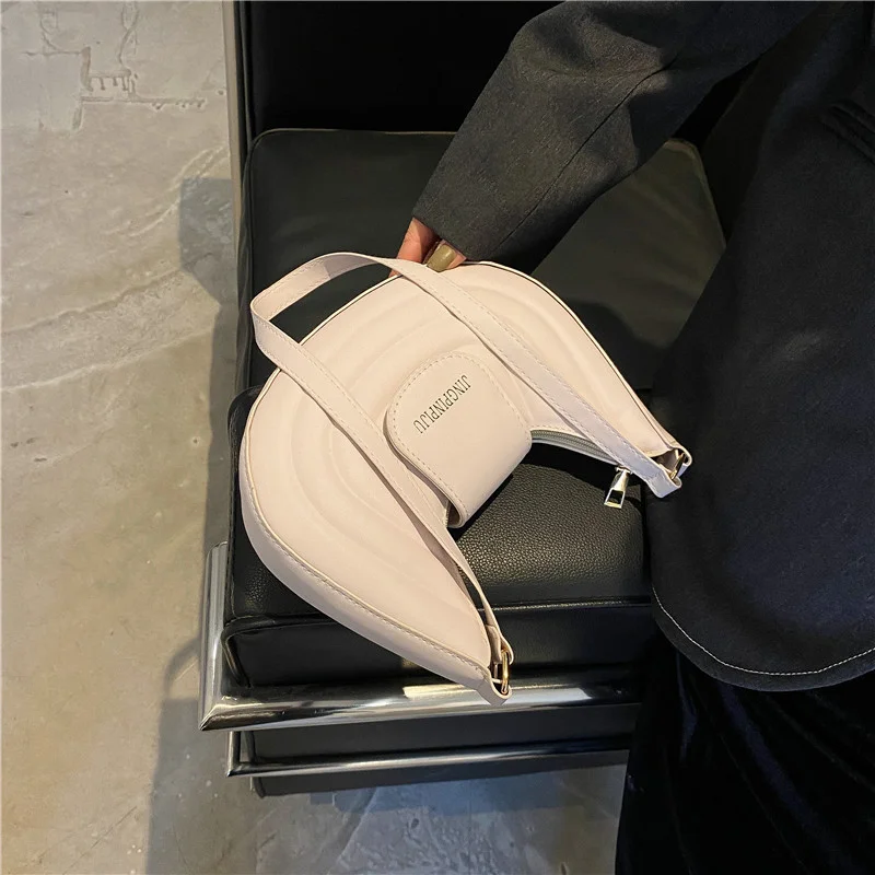 

Women's Bag 2022 Trend Leather Saddle Shoulder Crossbody Bags For Casual Style Brand Fashion Lady Jelly Designer Handbags Luxury