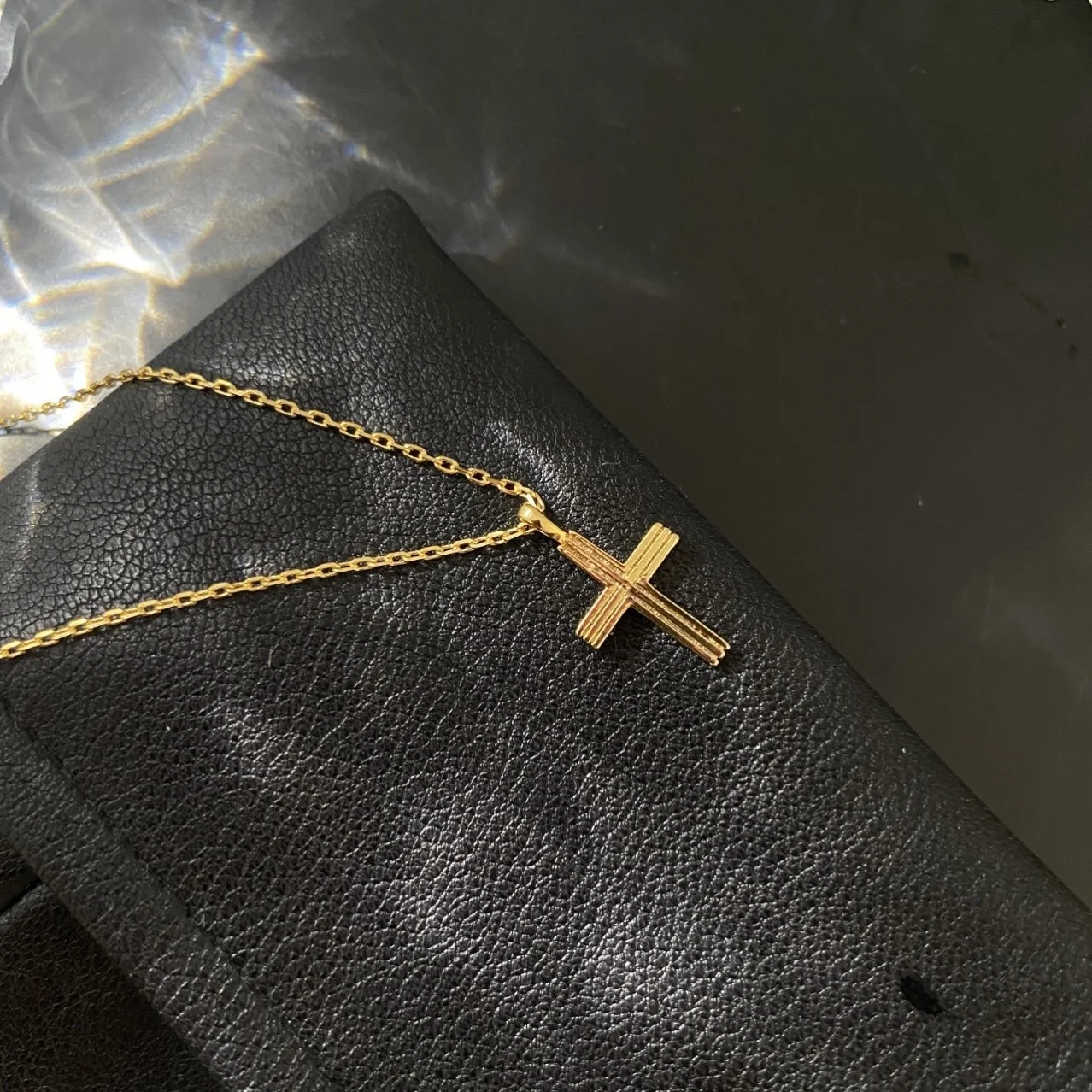 

Fashion Q Ins Style Cross Necklace Female Personality Collar Chain Overlay Naked N4-3